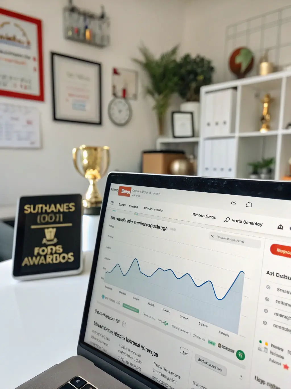 A visually engaging image representing a successful YouTube marketing campaign, showcasing high engagement metrics and positive comments.
